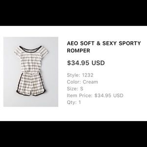 AEO Soft & Sexy Sporty Romper